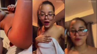 Dominicana haciendo travesuras en las redes sociales