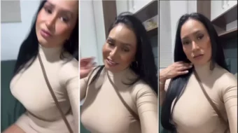 Alessandra Marques lanzando los gritos de placer